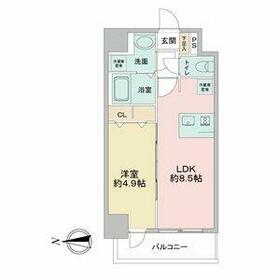 アステリ鶴舞ディオの間取り