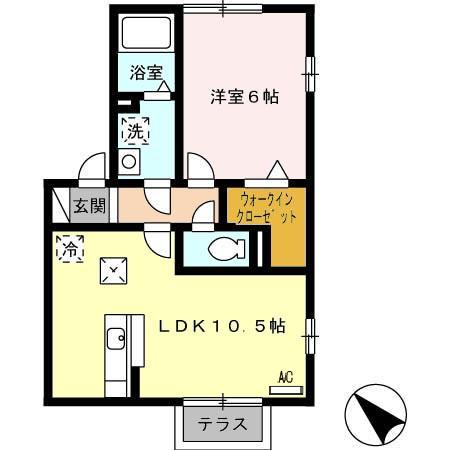 メゾン ピコ Aの間取り