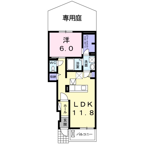 ウィステリア三崎口の間取り