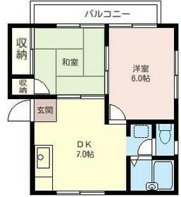 染井ハイツBの間取り