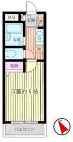 プリデ富士見の間取り