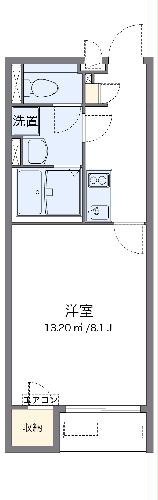 クレイノ北神敷台の間取り