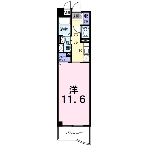 エクセレント甲府の間取り