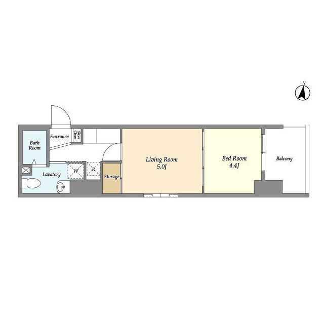 アクシーズタワー大門町の間取り