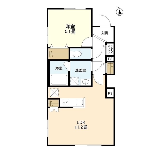 ウェルスクエアイズム文京小日向の間取り
