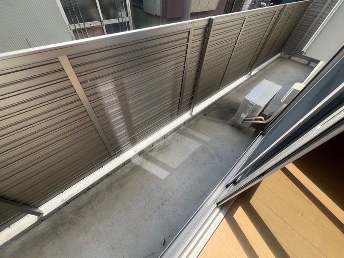 12/25 バルコニー