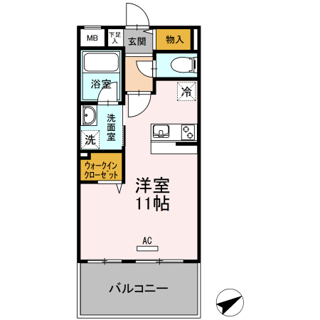 新宮ステーションビルの間取り