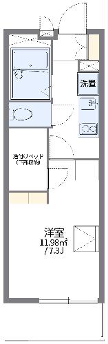 レオパレスＳｅｖｅｎ＆Ｆｉｖｅ・101号室の間取り