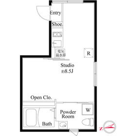 アンベリール御徒町の間取り