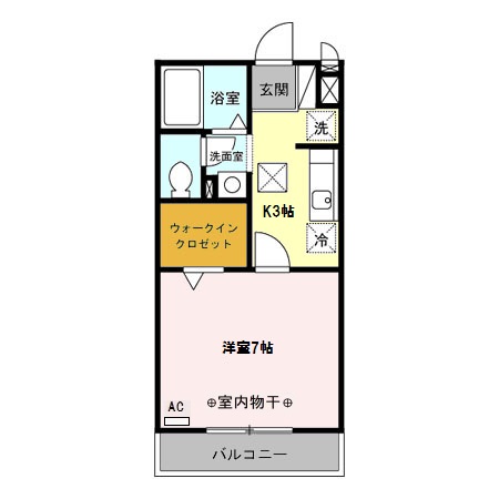 ソレイユ瑞江の間取り