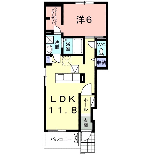 グランシャリオAの間取り