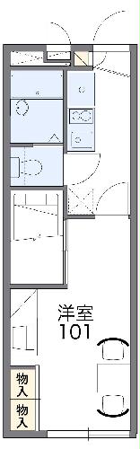 レオパレスSS エメラルドの間取り