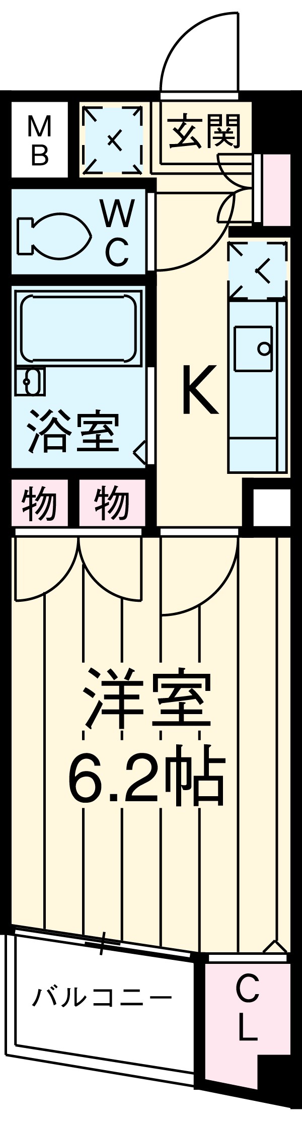 ステージファースト用賀アジールコートの間取り