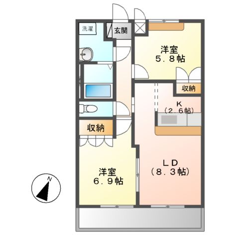 ファミリーコート恵比寿の間取り