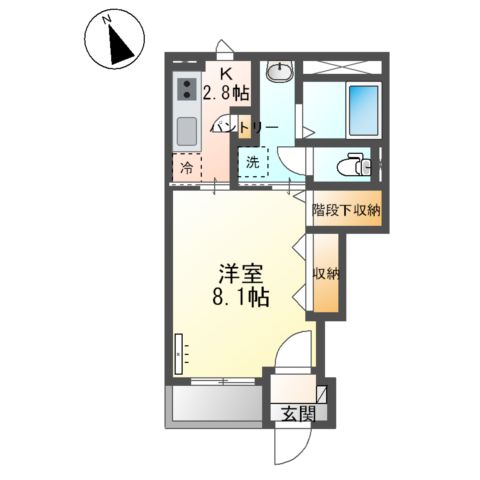 ドミール富貴の間取り