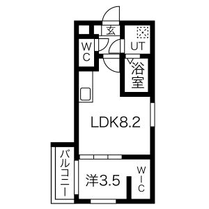 COCONE NAGOYA NORTHの間取り