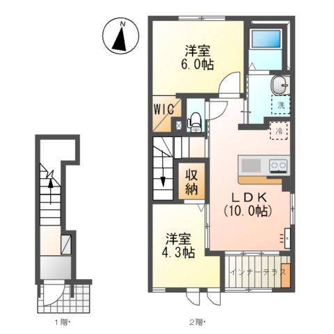 ロコ テラス (Loco Terrace)の間取り
