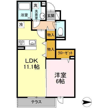 メグ光が丘の間取り