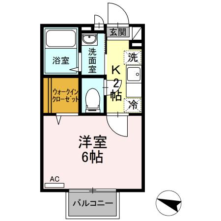 アムール元木の間取り