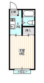 サンハイツ・201号室の間取り