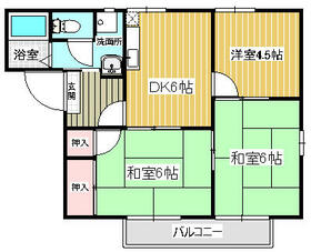 フレグランス香椎参道の間取り
