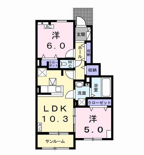 Uranus(ユラナス)の間取り