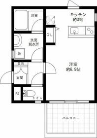 サザンクロス西新宿の間取り