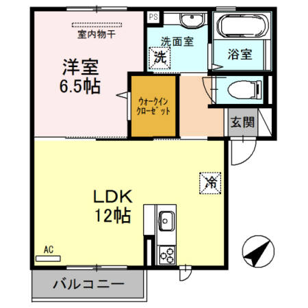 グリュック ハイムの間取り