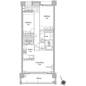 プライムメゾン富士見台の間取り
