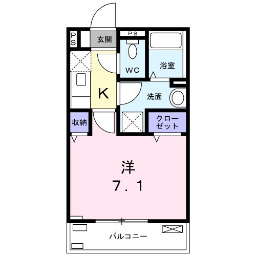 ルジーナ ベルデの間取り