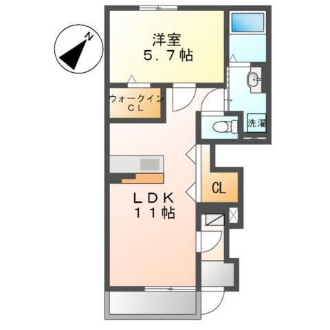 ガーデンハイム J.Kの間取り