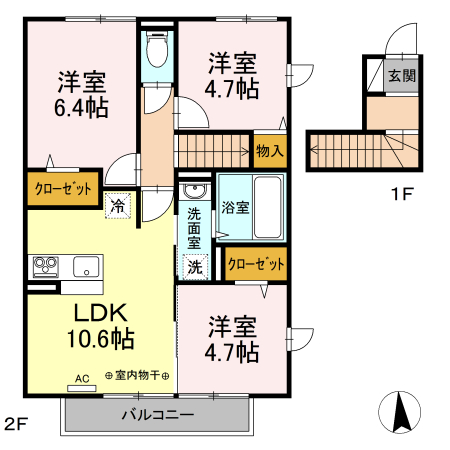 フェリーチェの間取り
