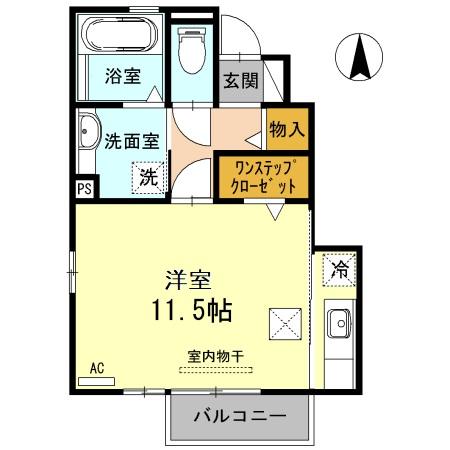 ピアラ壱番館の間取り