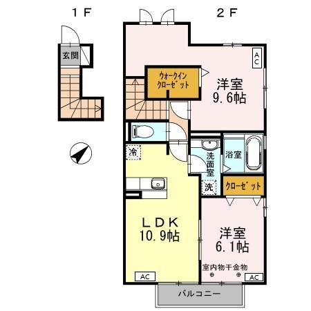 ミルフォード Sの間取り