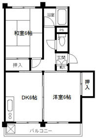 農住藤が丘団地6号棟の間取り