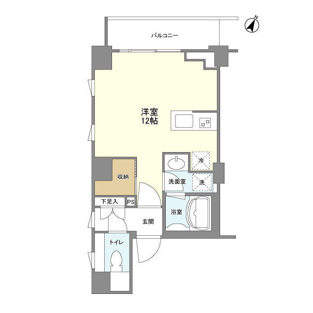コスモリード市ヶ谷払方町の間取り