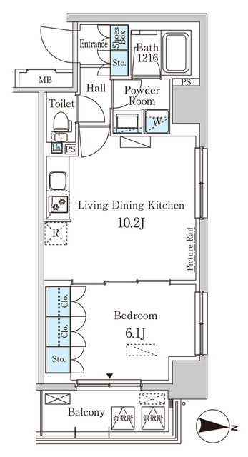 パークアクシス本所・親水公園の間取り