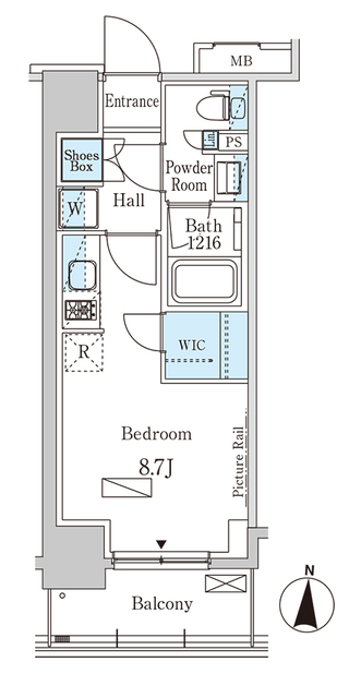 パークアクシス本所・親水公園の間取り
