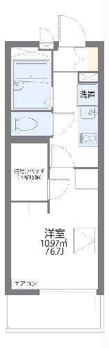 レオパレス橘の間取り