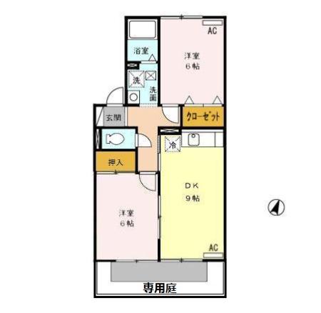 ミレニーHIRO Bの間取り