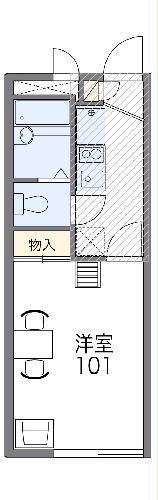 レオパレス柴Ⅱの間取り