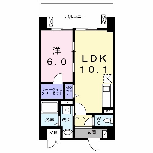 ヴァンヴェール森の宮の間取り