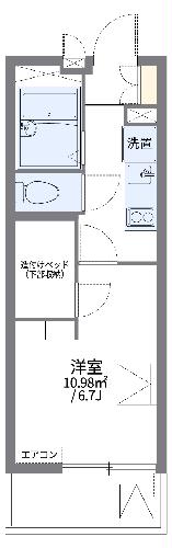 レオパレス本中山の間取り