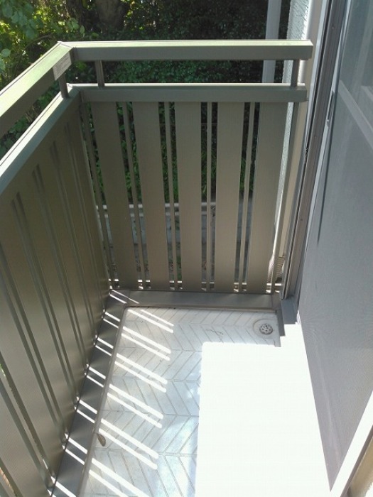 12/25 バルコニー