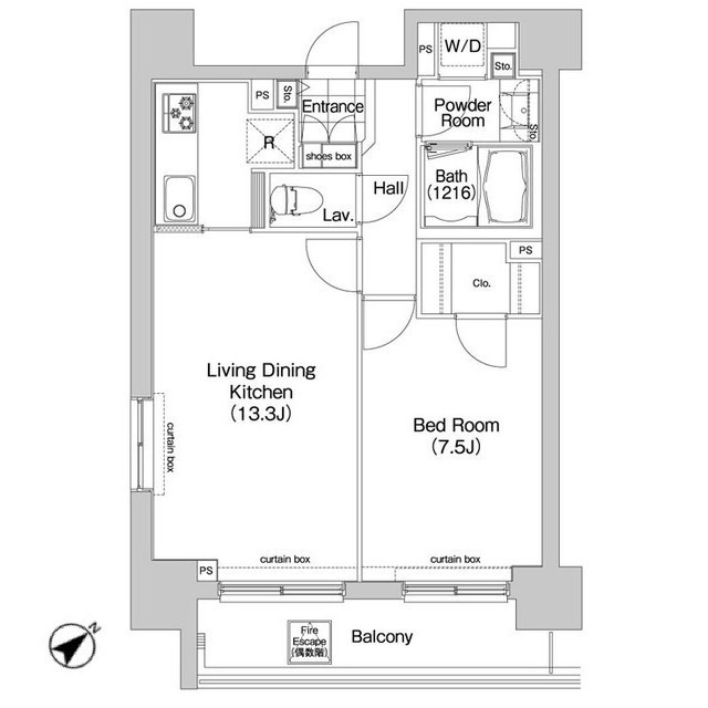 コンフォリア三田ＥＡＳＴ・1107号室の間取り