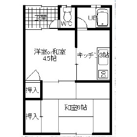 グリーンハイツⅠの間取り