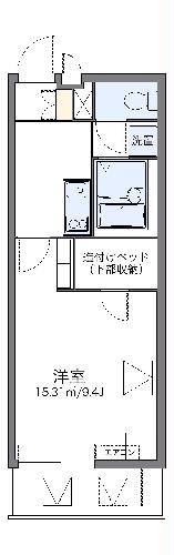 レオパレスコスモMKの間取り