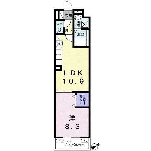 グランシャルマンの間取り