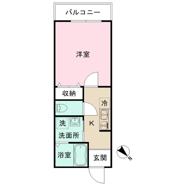 NS GATE鎌倉材木座の間取り