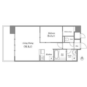 Gramercy Shirakawa Koenの間取り